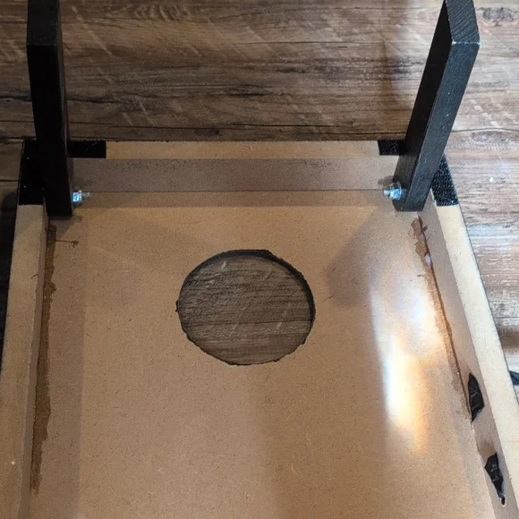 Travel Cornhole Game Set with Blue and Red Bean Bags - Picture 10 of 15